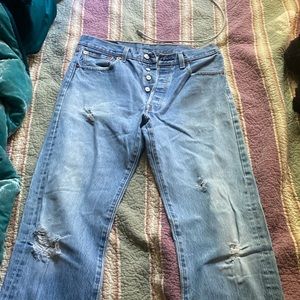 Men’s Levi baggy, straight jeans